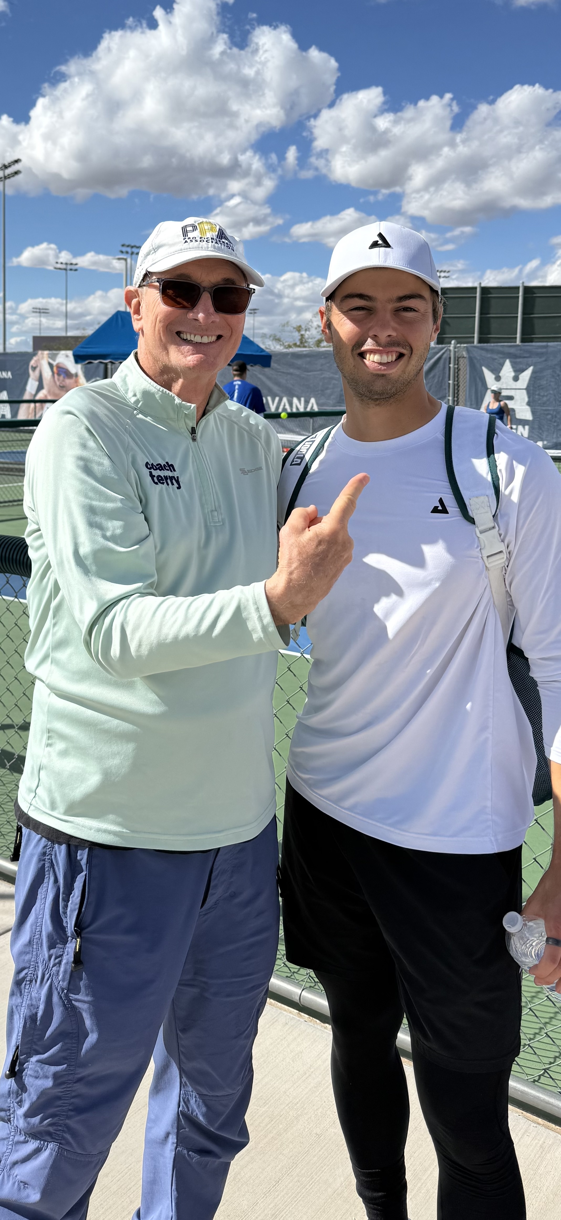 Coach Terry at tournament